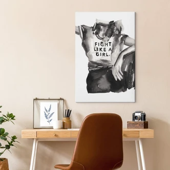 Leinwandbild Verbaan - Fight like a Girl 
