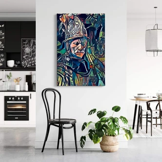 Tableau sur toile  Zamart - Hommage à Rembrandt - L'homme 