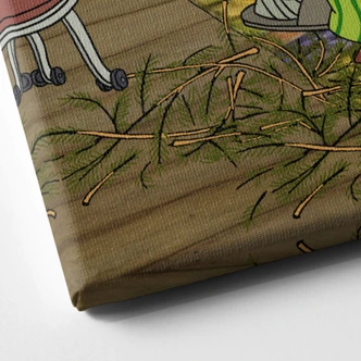 Leinwandbild Pettersson und Findus - Ein Weihnachtsbaum für Männer 