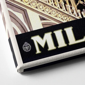 Canvas Vintage Travel - Milano 