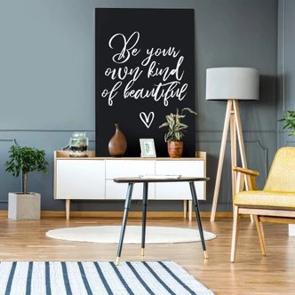 Canvas Be your own kind of beautiful 