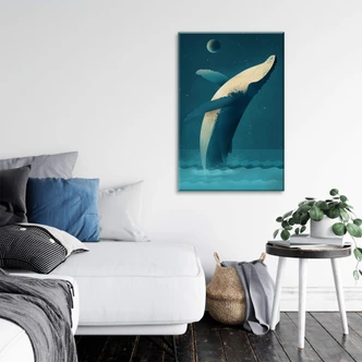 Leinwandbild Braun - Humpback Whale 