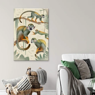 Brun dukbild - Ekorrapor Brun dukbild - Ekorrapor