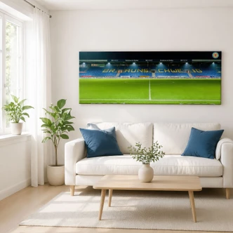 Leinwandbild Eintracht Braunschweig Tribüne Panorama 