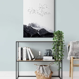 Obraz na płótnie Kubistika - Wysoko w górach 