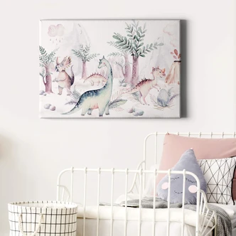 Obraz na płótnie Kvilis - Świat dinozaurów 