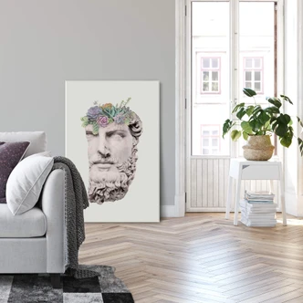 Canvas Loose - Succulent Sculpture 