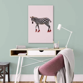 Canvas Loose - Zebra Heels 