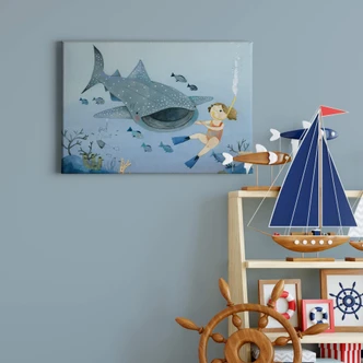 Tableau sur toile Loske - Plongée 