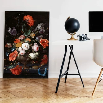 Canvas Disher - Bloemen Stilleven 