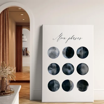 Leinwandbild Moon Phases 