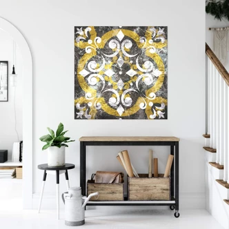 Leinwandbild Morroccan Ornament - Quadratisch 