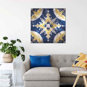 Leinwandbild Oriental Mosaic - Quadratisch 