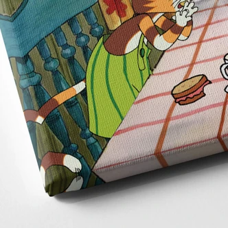 Leinwandbild Pettersson und Findus - Appetit auf Salamibrote 