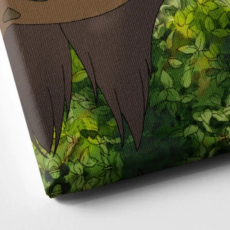 Leinwandbild Pettersson und Findus - Ein Kuss vom Elch 