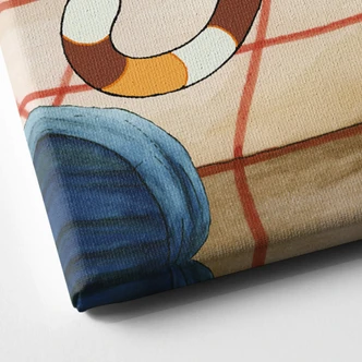 Leinwandbild Pettersson und Findus - Findus und seine Kiste 