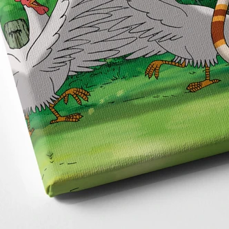 Leinwandbild Pettersson und Findus - Freudensprünge 