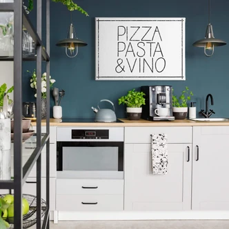 Stampa su tela - Pizza Pasta & Vino 