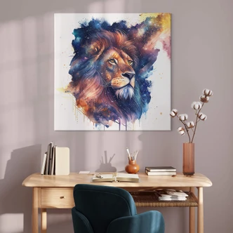 Canvas Heine - Strong Lion 