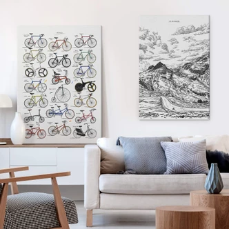 Tableau en toile Sparshott - Col du Glandon 