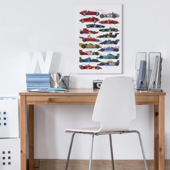 Tableau en toile Sparshott - Voitures de course 