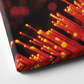 Leinwandbild Lichtfasern abstrakt 