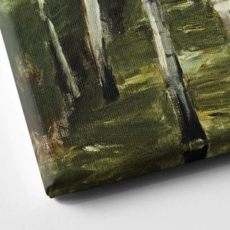 Leinwandbild Liebermann - Der Garten des Künstlers 