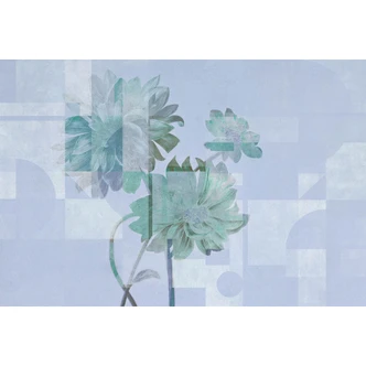 Livingwalls Fototapete Walls by Patel 3 Queen`S Garden 1 blau, grün 