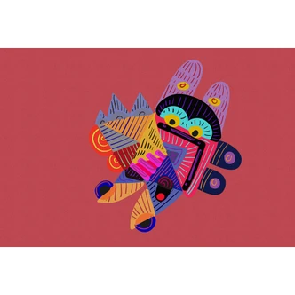 Livingwalls fotomurale Walls by Patel 3 Looneyland 