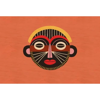Livingwalls Fototapete Walls by Patel 3 Overseas 2 orange, braun, gelb, rosa, rot 