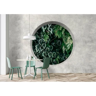 Livingwalls fotomurale Walls by Patel 3 Deep Green 