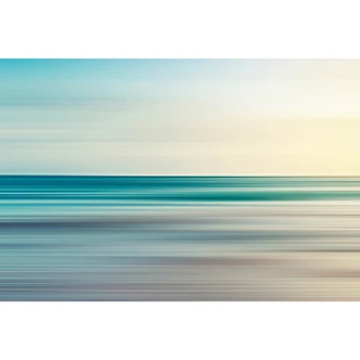 Livingwalls Fototapete Walls by Patel 3 Horizon 1 blau, beige, grün 