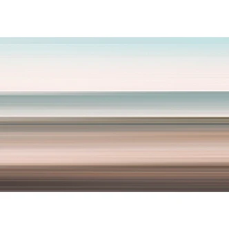 Livingwalls Fototapete Walls by Patel 3 Horizon 2 braun, blau, beige 