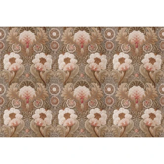 Livingwalls Fototapete Walls by Patel 3 Chateau 1 braun, rosa, beige, weiß 