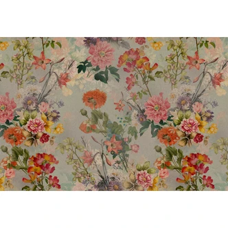 Livingwalls Fototapete Walls by Patel 3 Amélie`S Home1 bunt, grün, orange, rot, gelb 