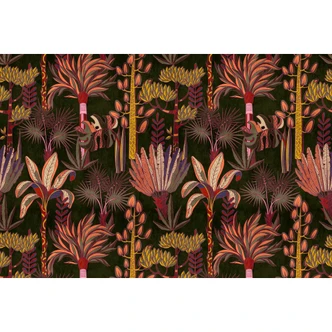 Livingwalls Fototapete Walls by Patel 3 Lagos 1 orange, grün, lila, rot, gelb 