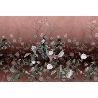 Livingwalls fotomurale Walls by Patel 3 Isola dei pavoni 