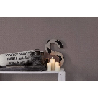 Papier peint à motifs géométriques marron, look vintage Papier peint intissé Hygge Papier peint à motifs géométriques marron, look vintage Papier peint intissé Hygge