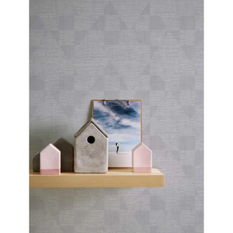 Livingwalls Titanium 3 papier peint intissé géométrique 