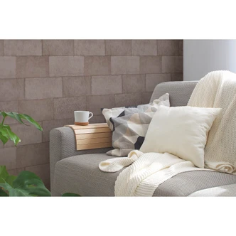 Livingwalls Titanium 3 - Stenen look Vliesbehang  