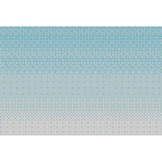 Modern pixelpatroon behang in blauwe tinten - vliesbehang 