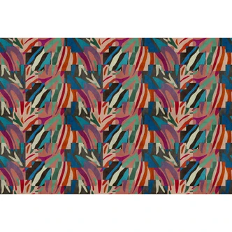 Exotic jungle wallpaper in colourful - vibrant non-woven wallpaper 