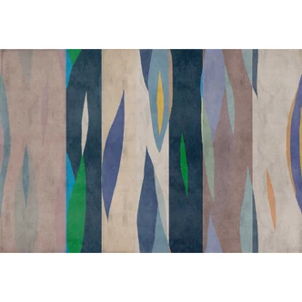 Abstract art wallpaper mural with play of colours - modern non-woven wallpaper 