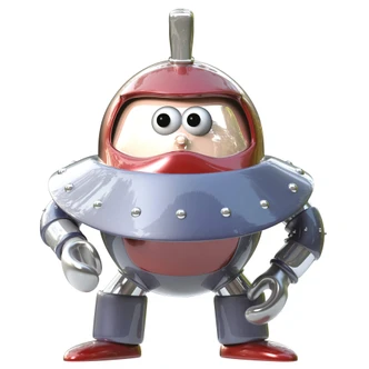 Muursticker Michel Agullo - Robot Gigant 