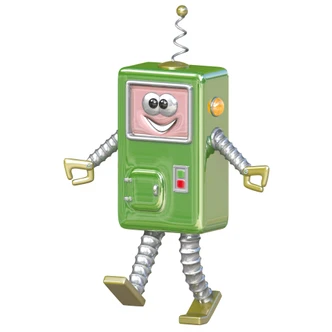 Muursticker Michel Agullo - Robot Kone 