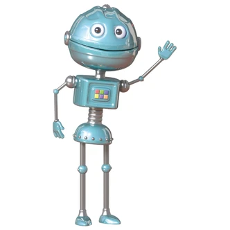 Muursticker Michel Agullo - Robot Todd 