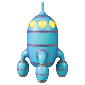 Muursticker Michel Agullo - Raket 2 