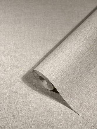 Tapete SCHÖNER-WOHNEN Vliestapete, Unitapete greige 