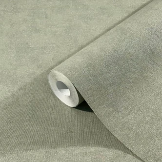 Vliestapete in moderner, feiner Struktur grau, beige Uni 