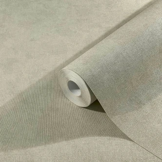 Vliestapete in moderner, feiner Struktur beige Uni 